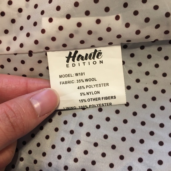 Haute wool blend pea coat - Picture 5 of 5